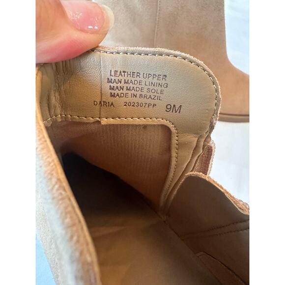 Alex Marie Tan Suede Leather Ankle Boots Size 9M Daria Boot NEW - Picture 3 of 9